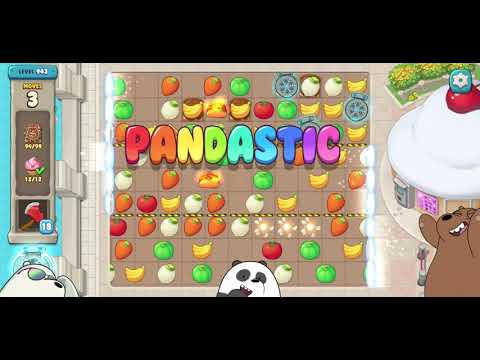 We Bare Bears Match3 Repairs Level 943 - No Boosters