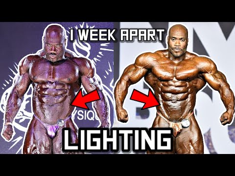 The Importance of GOOD Lighting at Bodybuilding Shows