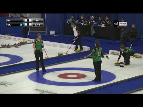 2018 - U-18 Curling Championship - BC vs. Saskatchewan