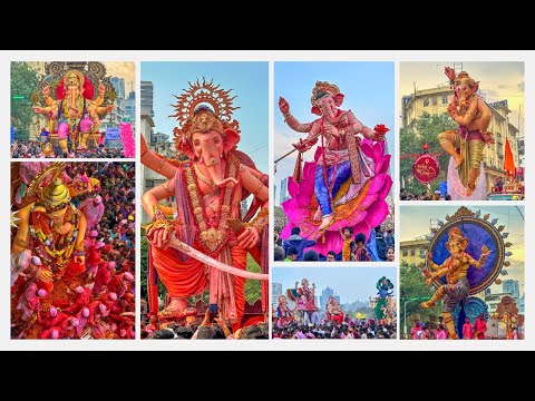 Mumbai's Biggest Ganpati Visarjan at Girgaon Chowpatty 2023 |  Ganesh Chaturthi | Mumbai Cha Ganpati