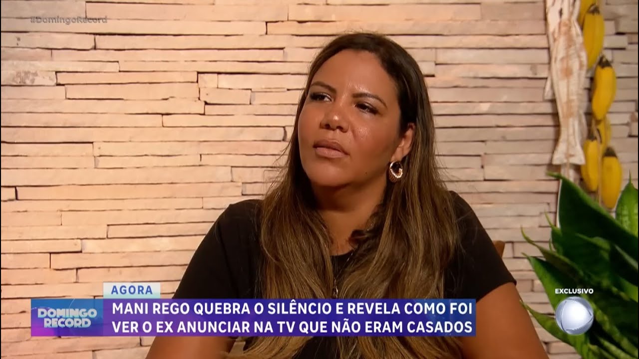 Mani Reggo abre o jogo e fala sobre separação de Davi Brito | Domingo Record