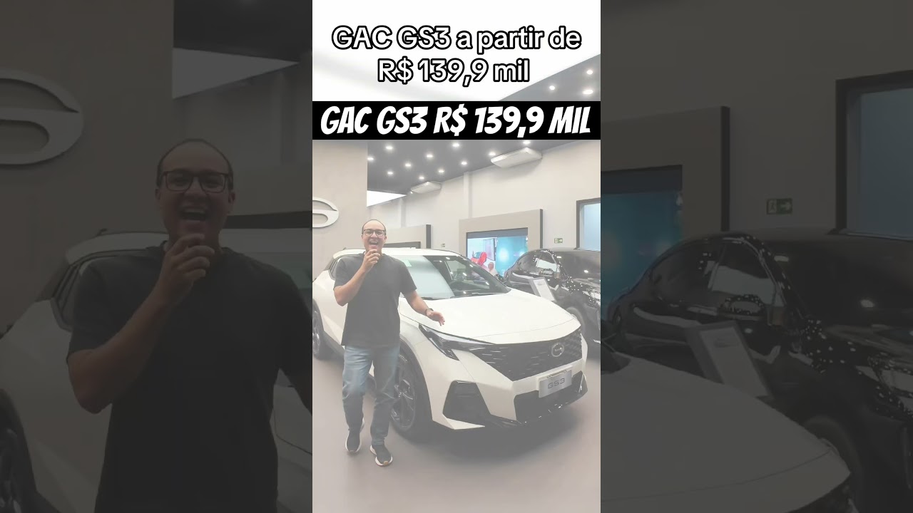 GAC GS3 Premium por R$ 139,9 mil: couro, 6 airbags, tela de 14,7”, ADAS e mais! VALE A PENA?