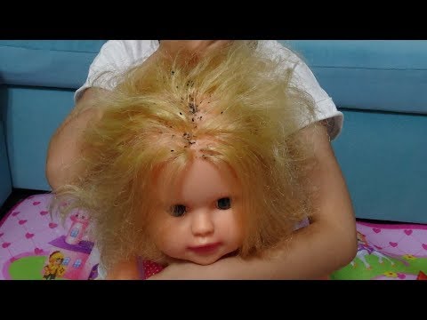 Dev Bebek Bitlendi Lina'nın Kızı Okuldan Eve Bitlenerek geldi | Eğlenceli Çocuk Videosu