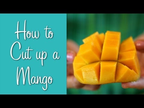 如何切芒果，很危險!(學做飯) (How To Cut Up a Mango, Dangerously! (Learn To Cook))