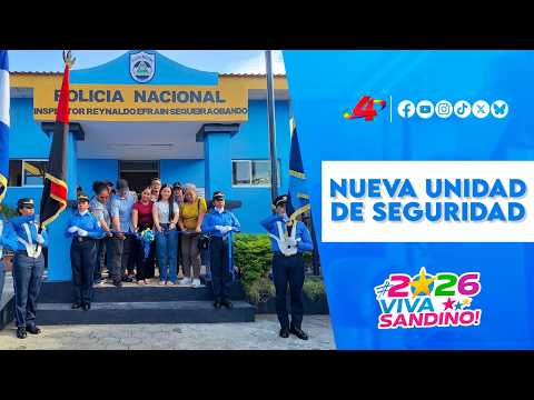 🚔 Policía Nacional inaugura Unidad de Seguridad Ciudadana en San Lorenzo, Boaco