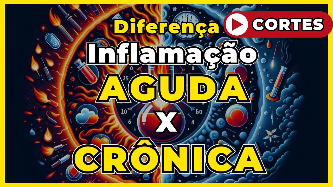 Qual a diferença entre a inflamação aguda e crônica? #cortes