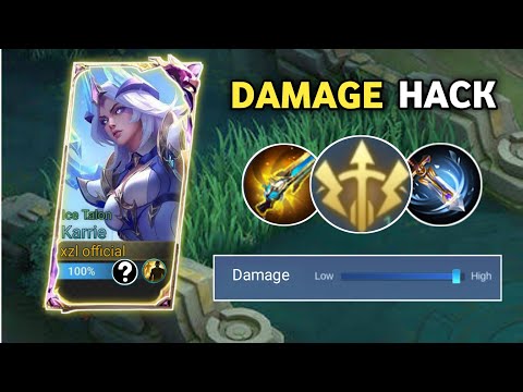 24 KILLS!! KARRIE NEW OP DAMAGE HACK BUILD AND EMBLEM 2025 | KARRIE BEST BUILD 2025