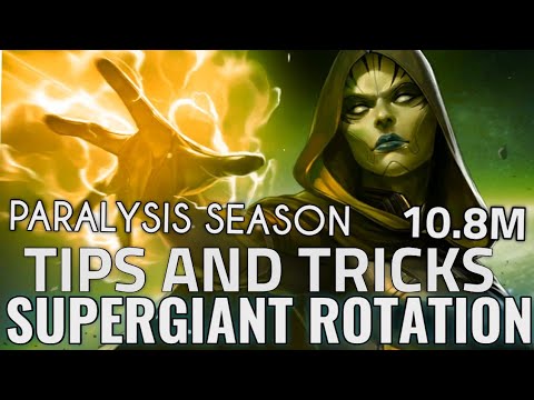 Supergiant female Villain abx rotation.. paralysis season. 10.8m. guide