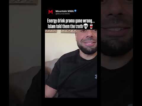 They brought in Islam Makhachev to hype up their “Australian Redbull” energy drink — big mistake 😂