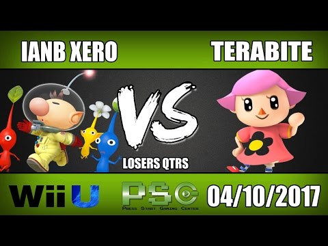 IANB Xero (Olimar) vs Terabite (Villager/Rosalina & Luma) - Wii U Losers Qtrs S4m