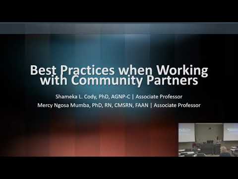 Best Practices when Working with Community Partners
