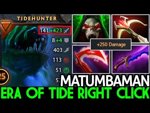 Matumbaman [Tidehunter] Era of Tide Right Click Insane Game 7.21 Dota 2