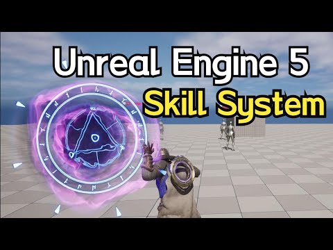 Unreal Engine5 - Skill System (UE5 Skeleton Remake Paragon Gideon) - Devlog