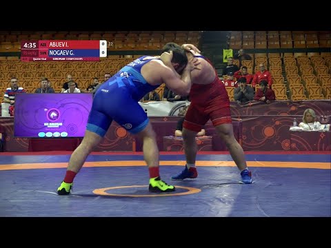1/4 FS - 125 kg: I. ABUEV (AZE) v. G. NOGAEV (SVK)