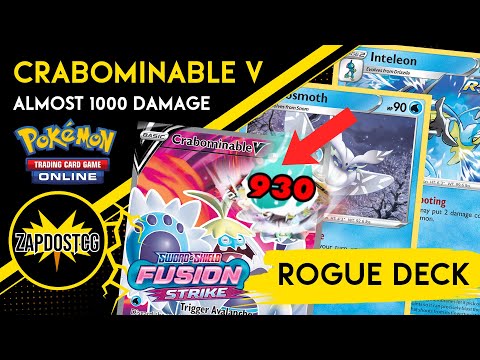 Crabominable V Deck Is Actually Good - OHKO VMAX Pokemon Easily (Pokemon TCG)