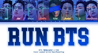 Download lagu [8 members karaoke] Run BTS || BTS {방탄소년단} 8th member ver. (Color coded lyrics) mp3
