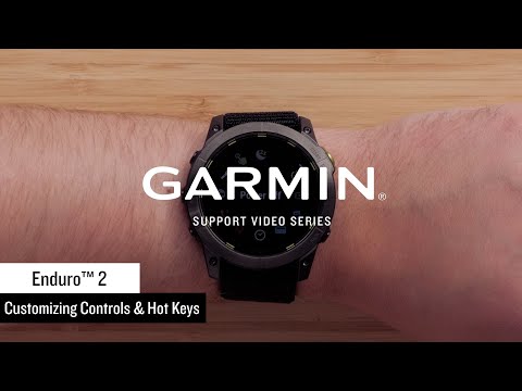 Support: Customizing Controls & Hot Keys on the Enduro™ 2
