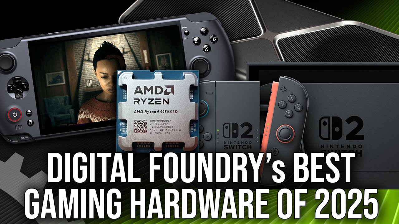 Digital Foundry's Best Gaming Hardware 2025: Switch 2, GPD Win 5, RTX 5090, Ryzen 9950X3D + More!