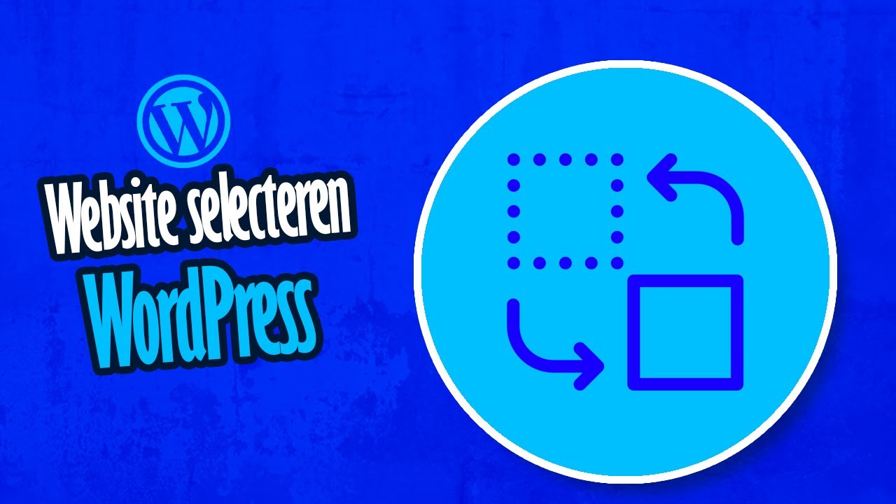 WordPress | Website selecteren