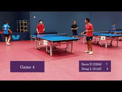 Saun Deep (2294) vs Liu Dong (2143) at TTA League on 4-23-2022