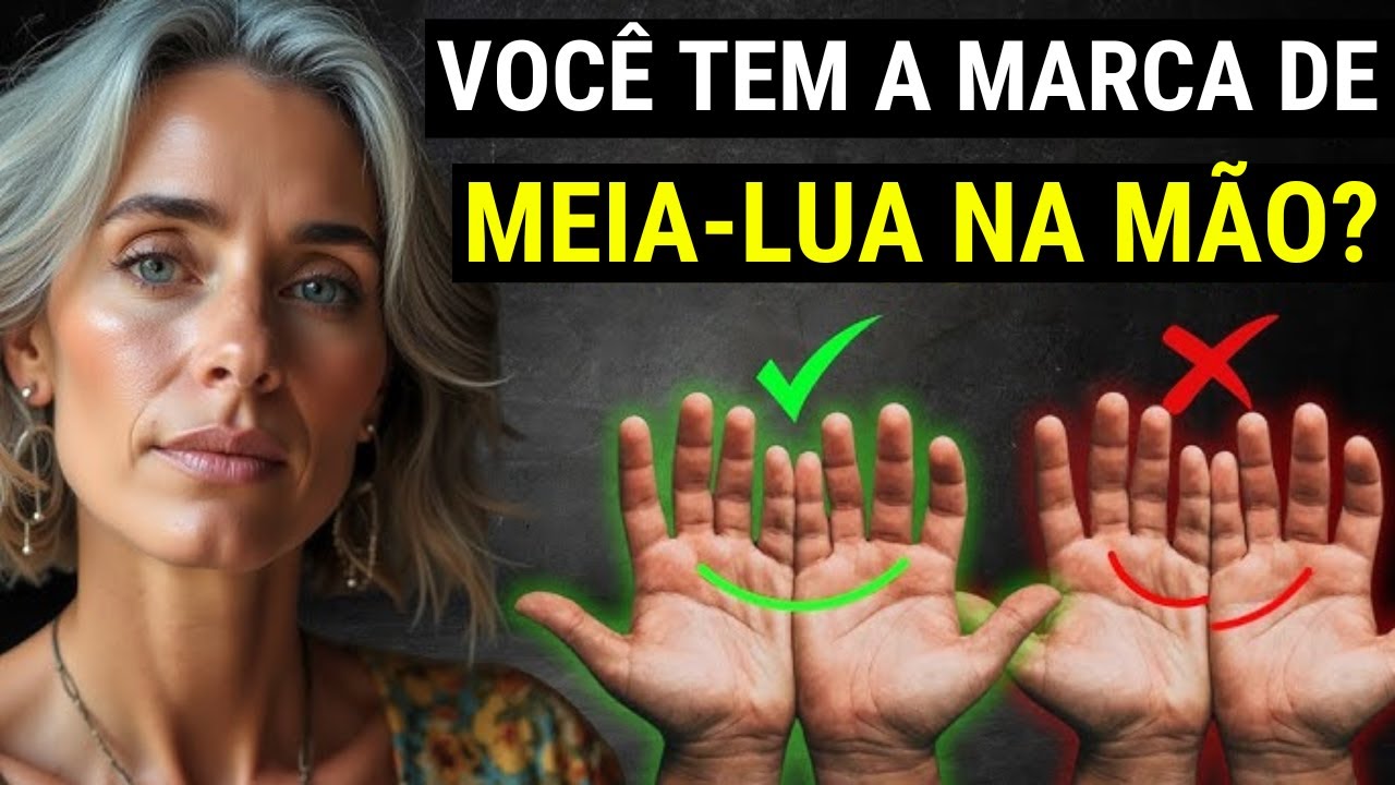 ⚠️Você tem uma MEIA LUA na PALMA DA MÃO | Veja o que isso significa