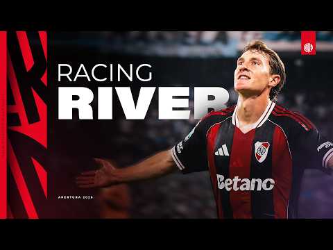Racing 0 - River 2 | Torneo Apertura 2026 [RESUMEN COMPLETO]