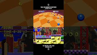 TAILS AND SHADOW'S FIREWORKS - ENDLESS ZIPLINE | Sonic 3 A.I.R. ECF 3D in 2D Shadow | #shorts