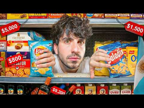 Exploré un supermercado en Argentina.