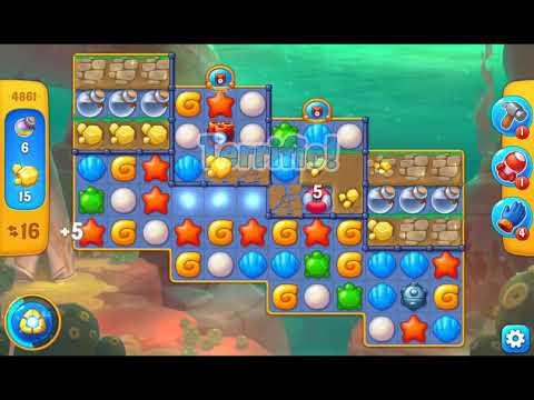 Fishdom 2021 - Level 4861   #Playrix #Fishdom #gaming