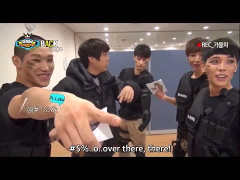 [ENG SUB] K MUCH Show Champion Back Stage 14 Jan 2014