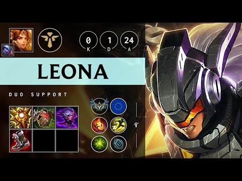 Leona Support vs Nautilus - EUW Challenger Patch 25.11