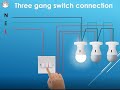 three gang switch wiring diagram-how to connect it-electrical house wiring of 3 gang switch