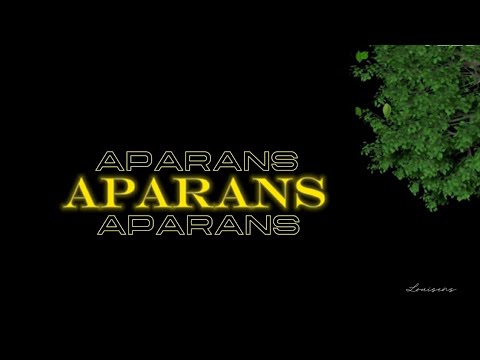 PAPE LOUIS XV - APARANS ft. GL_Prods, Draxx [LYRICS VIDEO]