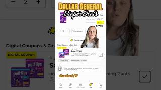 Now thru 9/12 score diapers at the Dollar General #dollargeneral #couponing