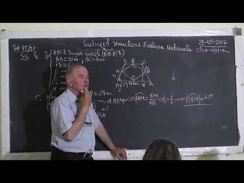 2/2 1526 Clasa 8 Teste Simulare Evaluare Nationala: Functii Expresii Trunchi de con Trapez isoscel