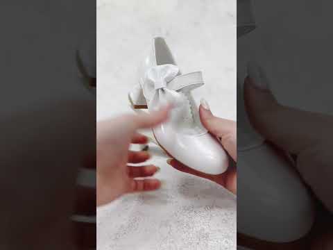 Туфли для девочки на лепучке нарядные на каблуке Размеры 28 - фото 1 - id-p2558798486