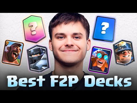 TOP 10 Free to Play Decks in Clash Royale!!