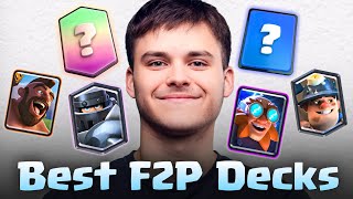 TOP 10 Free to Play Decks in Clash Royale!! - Deck Guide by Ian77