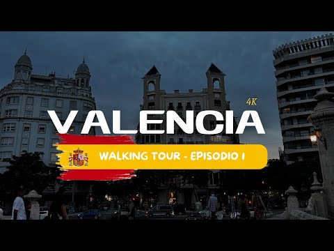 Caminando por Valencia, España 🇪🇸 | Walking Tour 4K | Calles con Calma