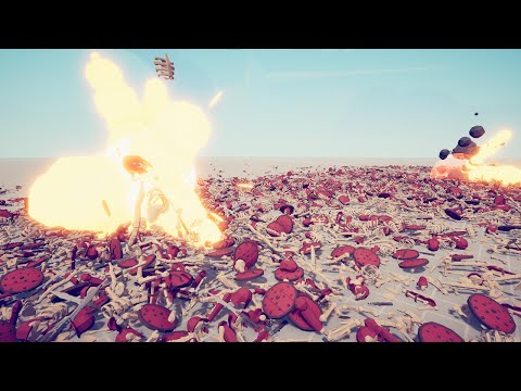 TABS cheerleaded tank vs 1000 skeletons 1080p60 no lag