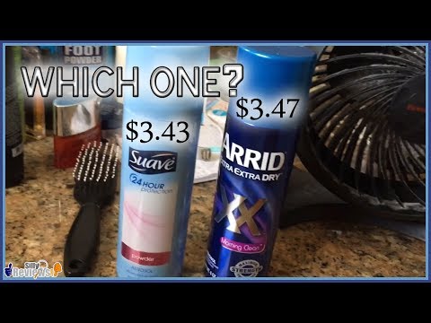 Suave Vs Arrid - Aerosol Antiperspirant Review