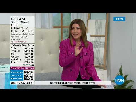 HSN | South Street Loft Mattresses 02.05.2023 - 03 AM