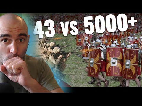 US Army Combat Vet REACTS to Marine Platoon vs. A  Roman Legion?