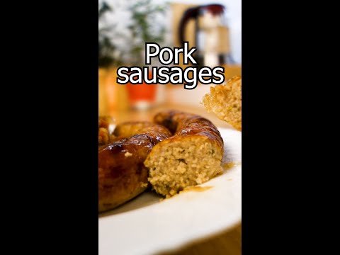 Pork sausages (Easy Homemade Pork Sausage Recipe)