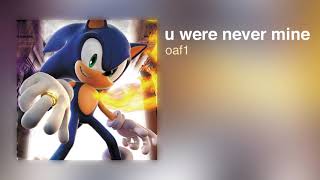 Cover art for u were never mine