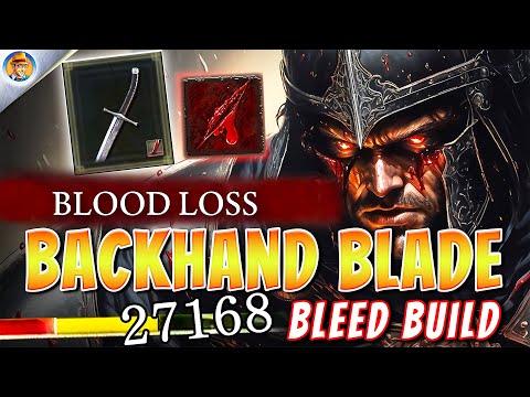 This BEST Backhand Blade Bleed Build SHREDS! Elden Ring DLC Build Guide