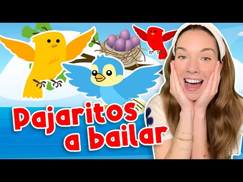 Miss Alba – Little Birds Dance 🎶 | Learn Colors, Movement & Teamwork | Spanish Baby Learning