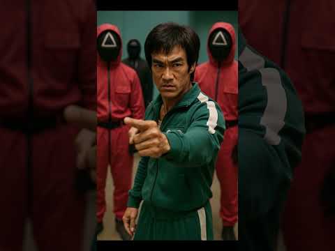 🥋💥 Bruce Lee Joins the Squid Games... with Karate?! 🥋💥 #trending #funny #SHORTS #thanos #squidgame