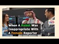 Was Saudi Arabia S First Robot Muhammad Inappropriate With A Female Reporter RizingHer