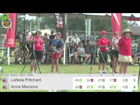 2015 Gator Cup Gold Recurve Female LaNola Pritchard VS Anna Miscione